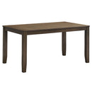 Damica Walnut Dining Table - Ornate Home