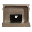 Danae Antique Silver Fireplace - Ornate Home