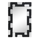 Dara Black Accent Mirror - Ornate Home