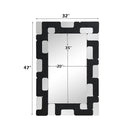 Dara Black Accent Mirror - Ornate Home