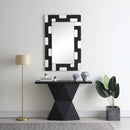 Dara Black Accent Mirror - Ornate Home