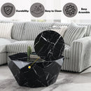 Dara Black Coffee Table - Ornate Home