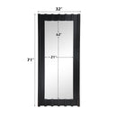 Dara Black Floor Mirror - Ornate Home