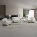 Darius Beige Boucle Chair w/Pillow - Ornate Home