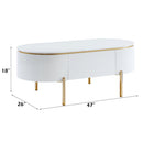 Daveigh White Coffee Table - Ornate Home