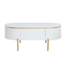 Daveigh White Coffee Table - Ornate Home