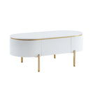 Daveigh White Coffee Table - Ornate Home