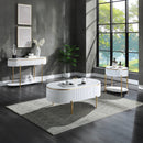 Daveigh White End Table - Ornate Home