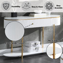 Daveigh White Sofa Table - Ornate Home