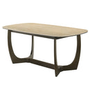 Davita Ceramic Top/Walnut Dining Table - Ornate Home