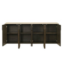 Davita Ceramic Top/Walnut Server - Ornate Home