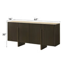 Davita Ceramic Top/Walnut Server - Ornate Home