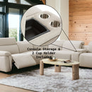 Dayana Beige Boucle Power Motion Sectional Sofa - Ornate Home