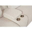 Dayana Beige Boucle Power Motion Sectional Sofa - Ornate Home
