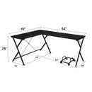 Dazenus Black Computer Desk - Ornate Home