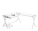 Dazenus Clear Glass Computer Desk - Ornate Home