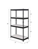 Decmus Natural/Black Bookshelf (60" H) - Ornate Home