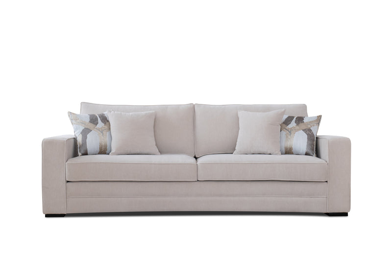 DelMar Beige Living Room Set / 3pc - Ornate Home
