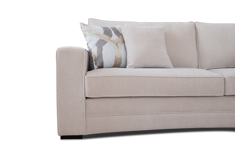 DelMar Beige Living Room Set / 3pc - Ornate Home