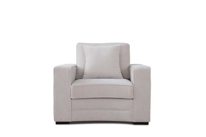 DelMar Beige Living Room Set / 3pc - Ornate Home