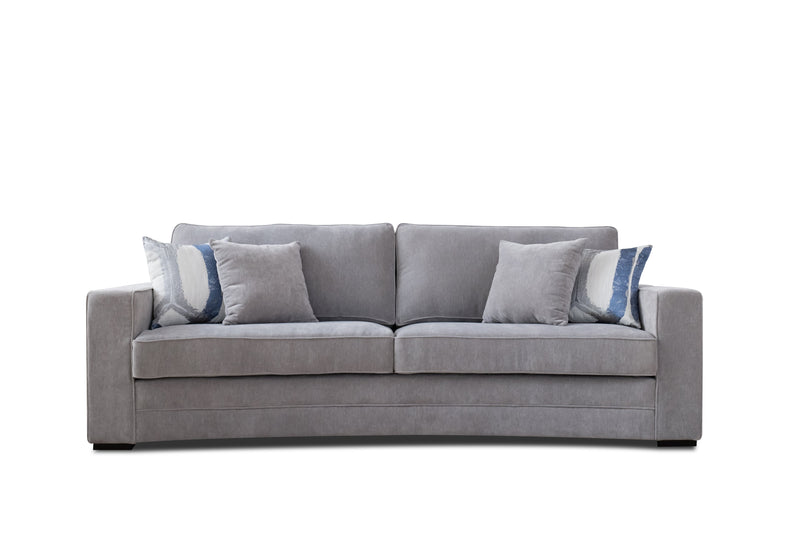 DelMar Gray Living Room Set / 3pc - Ornate Home