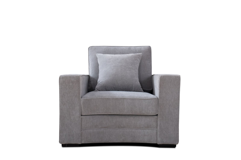 DelMar Gray Living Room Set / 3pc - Ornate Home
