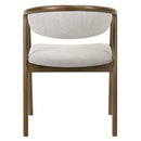 Delina Chenille/Walnut Arm Chair - Ornate Home