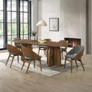Delmon Dark Walnut Dining Table - Ornate Home