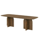 Delmon Dark Walnut Dining Table - Ornate Home