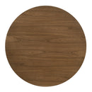 Delmon Dark Walnut Round Dining Table - Ornate Home