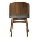 Delmon Fabric/Dark Walnut Side Chair (Set of 2) - Ornate Home