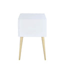 Denvor White End Table - Ornate Home