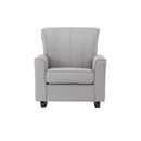 Denzell Gray Rocking Chair - Ornate Home