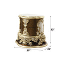 Desiderius Antique Gold Nightstand - Ornate Home
