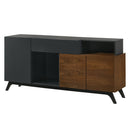 Destin Walnut Server - Ornate Home