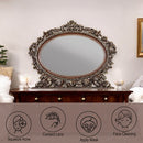 Devany Cherry Oval Mırror - Ornate Home