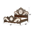 Devany Cherry Queen Bed - Ornate Home