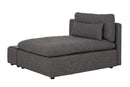 Divani Casa Paseo Charcoal Modular Sectional / 6pc - Ornate Home