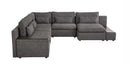 Divani Casa Paseo Charcoal Modular Sectional Sofa w/ Console  Create your own Style - Ornate Home