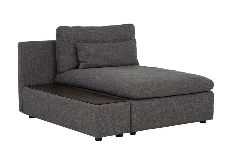 Divani Casa Paseo Charcoal Modular Sectional Sofa w/ Console  Create your own Style - Ornate Home