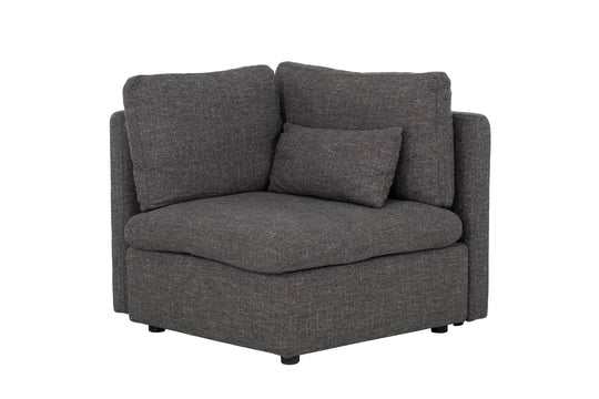 Divani Casa Paseo Charcoal Modular Sectional Sofa w/ Console  Create your own Style - Ornate Home