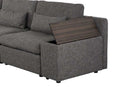 Divani Casa Paseo Charcoal Modular Sectional Sofa w/ Console  Create your own Style - Ornate Home