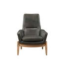 Dolphin Black Accent Chair - Ornate Home