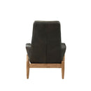 Dolphin Black Accent Chair - Ornate Home