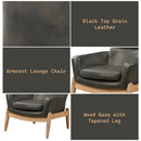 Dolphin Black Accent Chair - Ornate Home