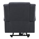 Domana Dark Blue Power Recliner - Ornate Home