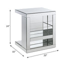 Dominic Mirrored Accent Table - Ornate Home