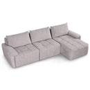 Dorcas Gray Sectional Sofa in a Box - Ornate Home
