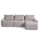 Dorcas Gray Sectional Sofa in a Box - Ornate Home