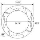 Dorinda Mirror/Gold Wall Mirror - Ornate Home